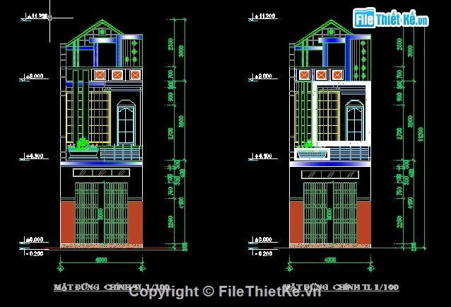 kiến trúc 2 tầng,kết cấu 2 tầng,nhà ống,nhà 6 tầng